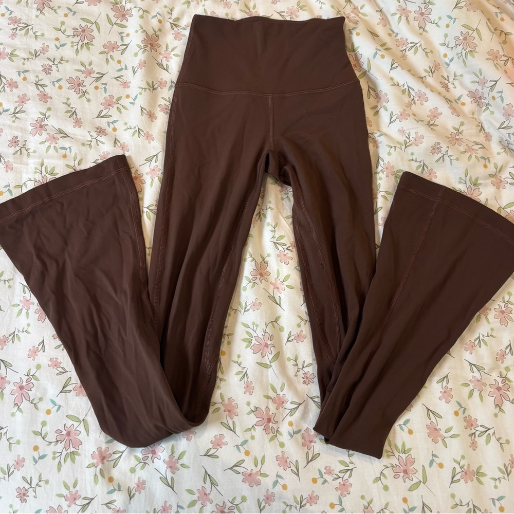LuluLemon Brown Flared Leggings
